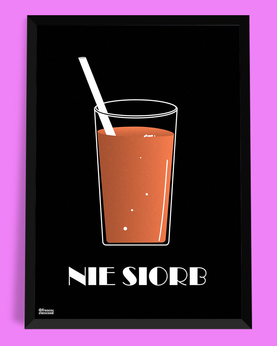 plakat NIE SIORB