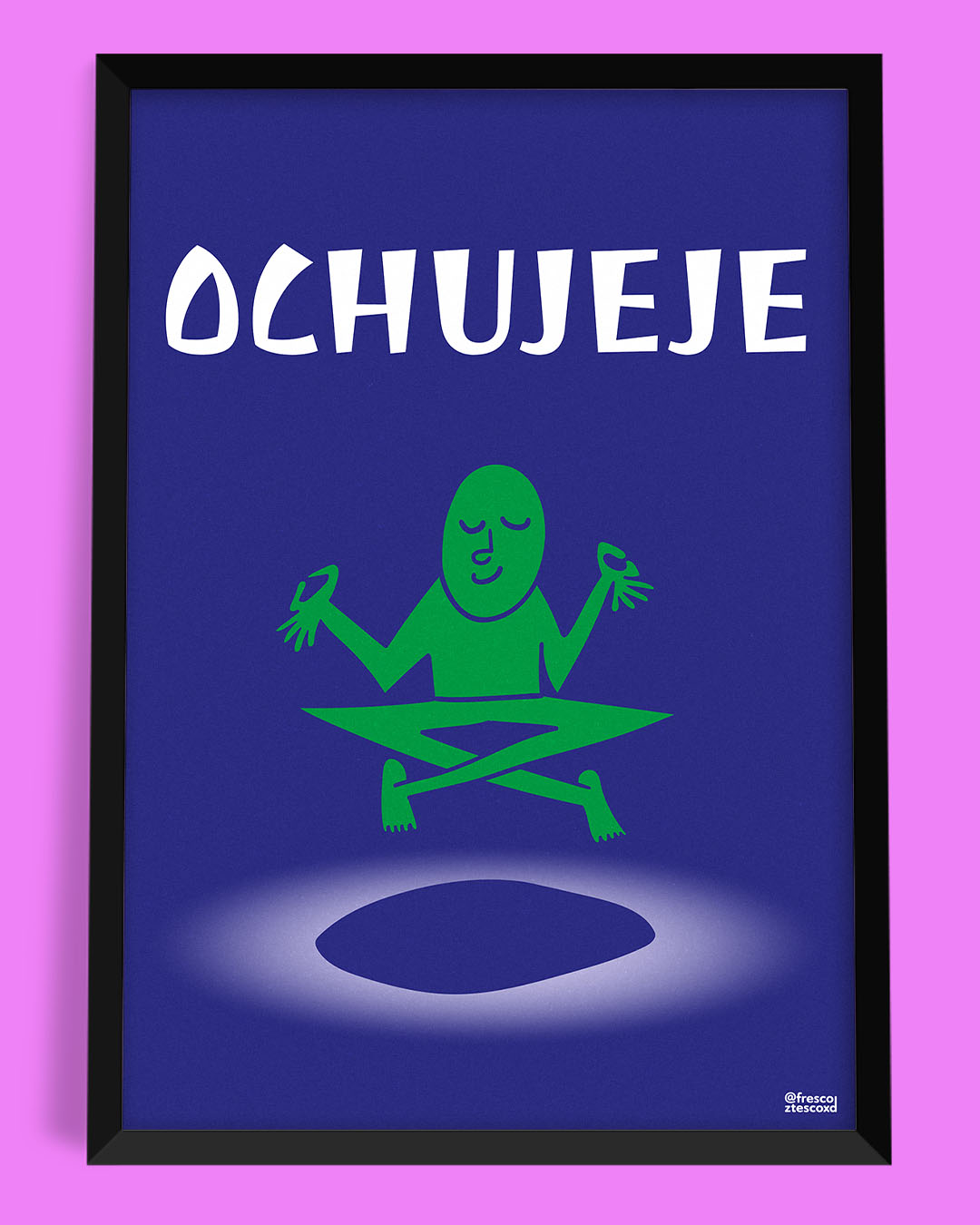 plakat OCHUJEJE