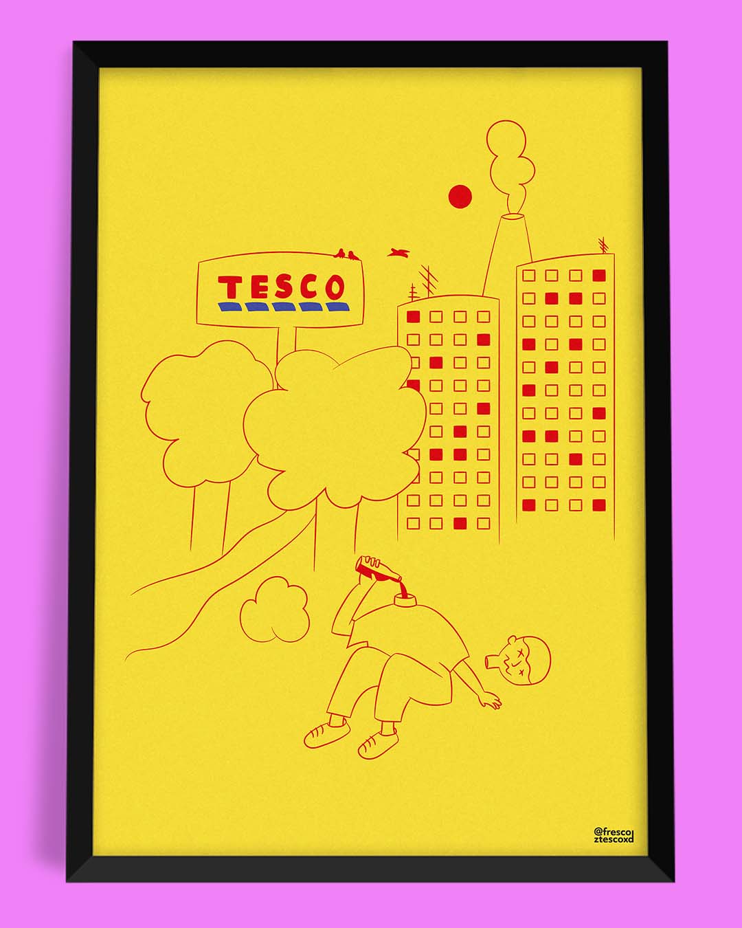 plakat TESCO
